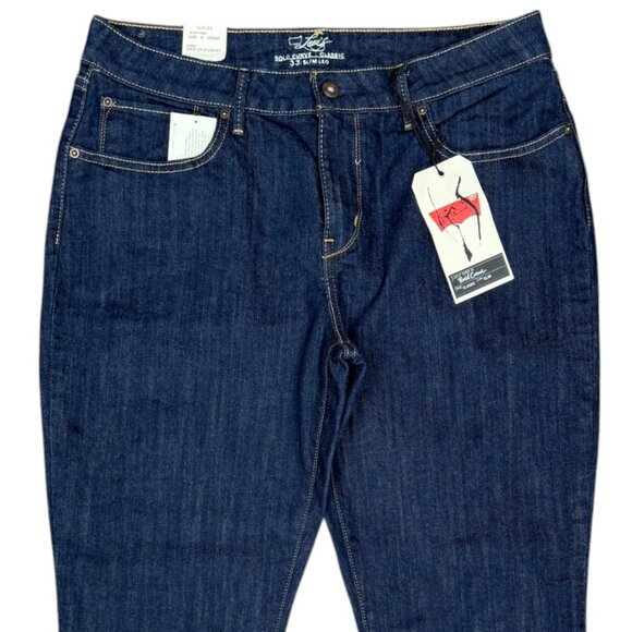 NWT Women's LEVI'S Bold Curve Classic Slim Leg Jeans- Size 16S/33‎ - Picture 2 of 15
